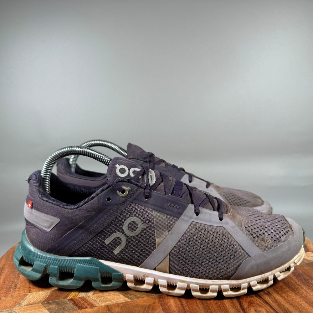 On Running Cloudflyer Purple Teal Stability Running Shoes Womens 9.5 W9.5